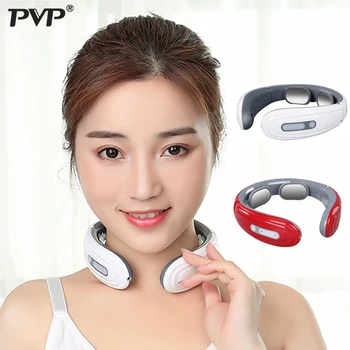 

Intelligent Back and Neck Massager Electric Pulse Far Infrared Heating Pain Relief Tool Health Care Relaxation Cervical Massage