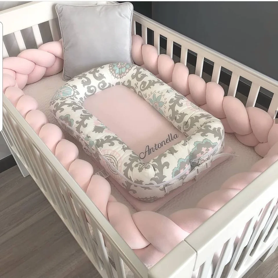 braided cot bumper