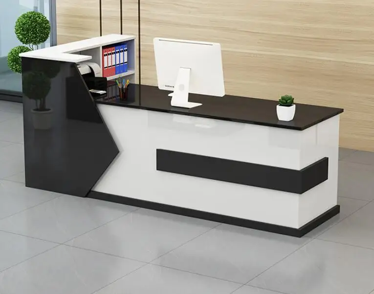 Cashier Simple Modern Clothing Store Beauty Salon Corner Bar Counter Small Commercial Supermarket Reception Desk