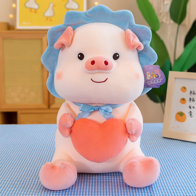 Piggy Doll Hugs Love Warm Color Cute Soft Pig Plush Doll Soothing Gift Decoration Ornaments for Friends Confess Holiday Surprise 5