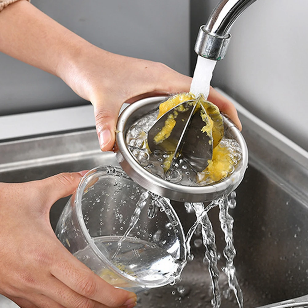 Portable Stainless Steel Fruits Orange Lemon Non-slip Squeezer Manual Juicer Kitchen Tool New Made from high quality stainless
