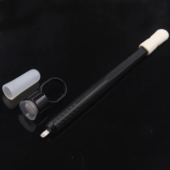 

10pcs Microblading Pen with Sponge U18 Eccentric Disposable Microblading Tool for Eyebrow Engraving Hair Stroke