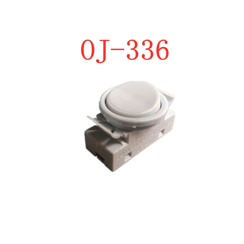 

10pcs Panel button switch oj-336 two section white power switch oj-336