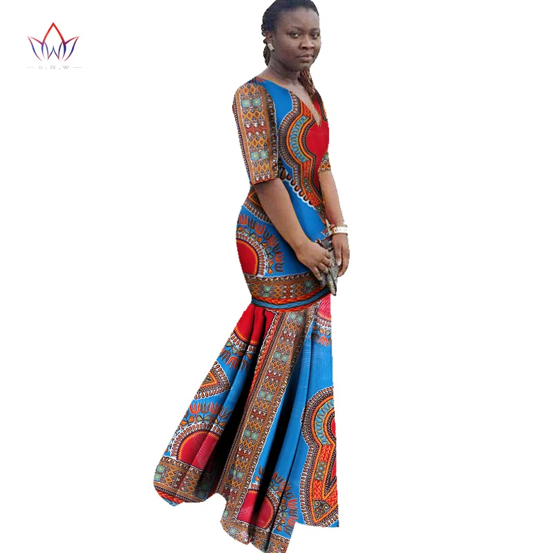 8 Праздничное Платье Vestidos Повседневные Платья вечерние Макси платье на заказ Женское платье бренд этаж Длина печати платье с средним рукавом WY406 - Цвет: 8