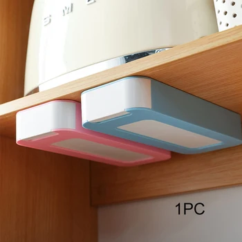 

Storage Box Stationery Case Desk Organizer Hidden Table Under Office Paste On Durable Drawer Divider ABS No Trace Memo Pen