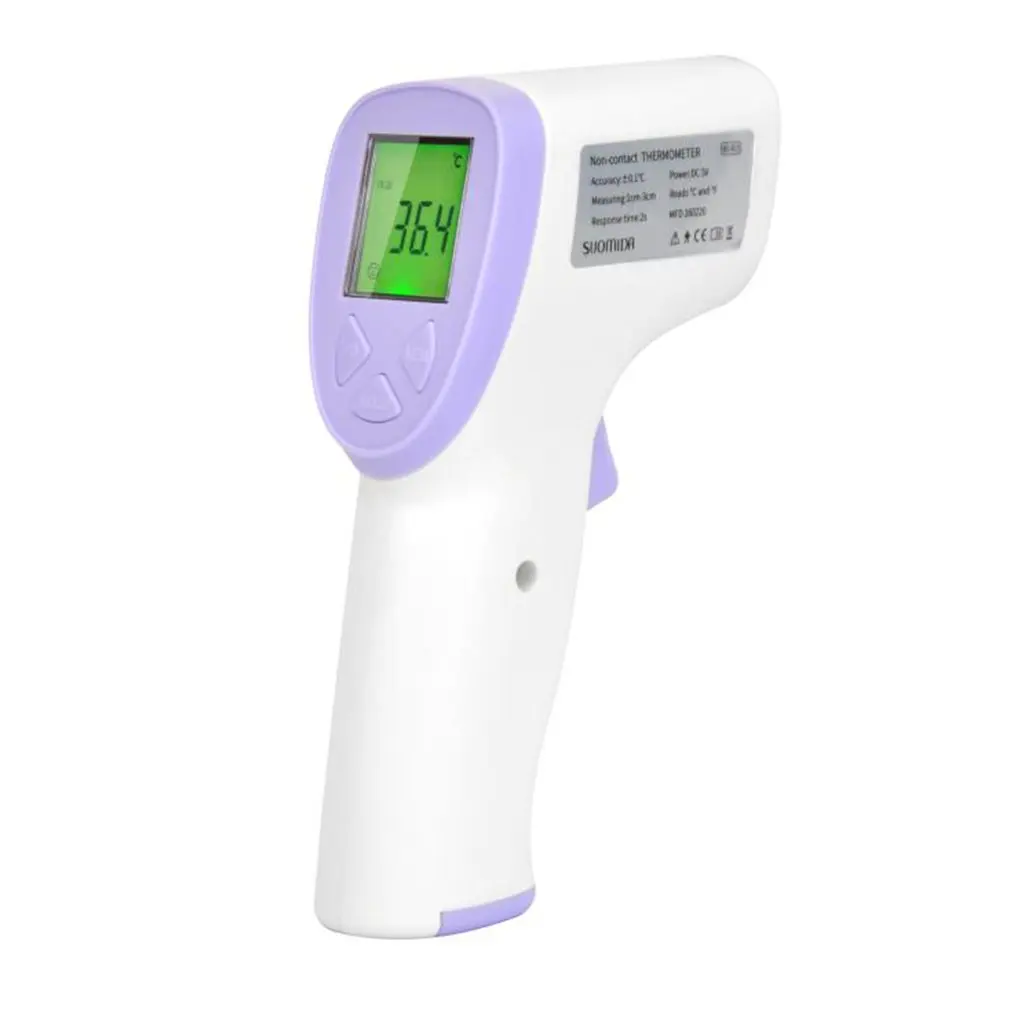 

Portable Forehead Infrared Thermometer Digital Temperature Gun Non-contact / Switchable Measuring Thermometer