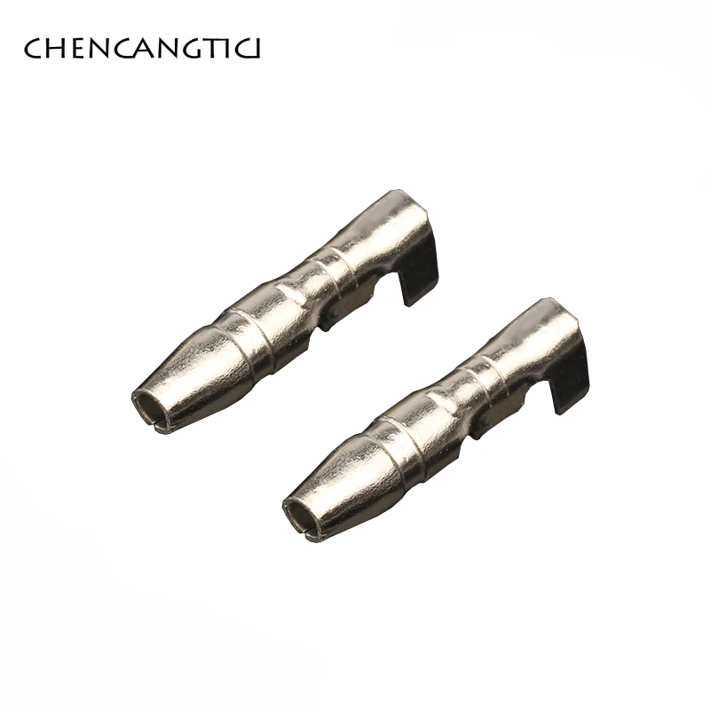 Wire Connectors 20 Pcs Auto Bullet Butt Cold-Pressed Quick Connection Splice Terminal For Connector Crimp Loose Pins DJ211-3.5A