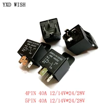 4 Pin 5 Pin 40A 12V водонепроницаемые автомобильные реле Mayitr нормально открытые DC 12V 24V 28V для головной светильник кондиционера