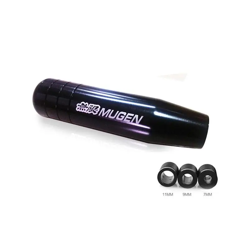 HiMISS Универсальный 13 см/17 см длина ручная ручка переключения рулевого механизма автомобиля алюминиевый сплав гоночный рычаг ручного переключения Mugen - Название цвета: Black 170mm