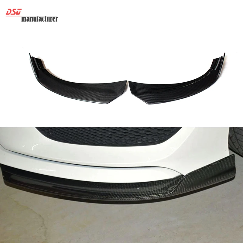 W117 передний бампер Canards Cup Splitter Спойлер для 2013 2015 CLA Class CLA45 & спортивные модели|mercedes