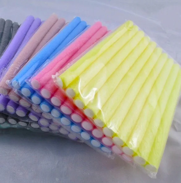 Новая мода 6 шт. Волшебная пена губчатые бигуди DIY волнистые волосы Путешествия домашнего использования мягкие бигуди для завивки волос Инструменты для укладки