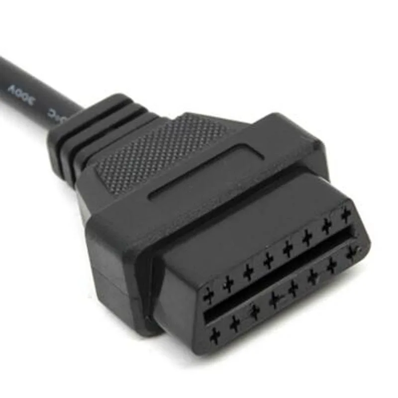 OBDII 16 pin OBD2 OBD 2 разветвитель Удлинительный кабель один штекер на два Женский Y кабель OBD2 разветвитель OBD2 удлинитель для ELM327 Icar2