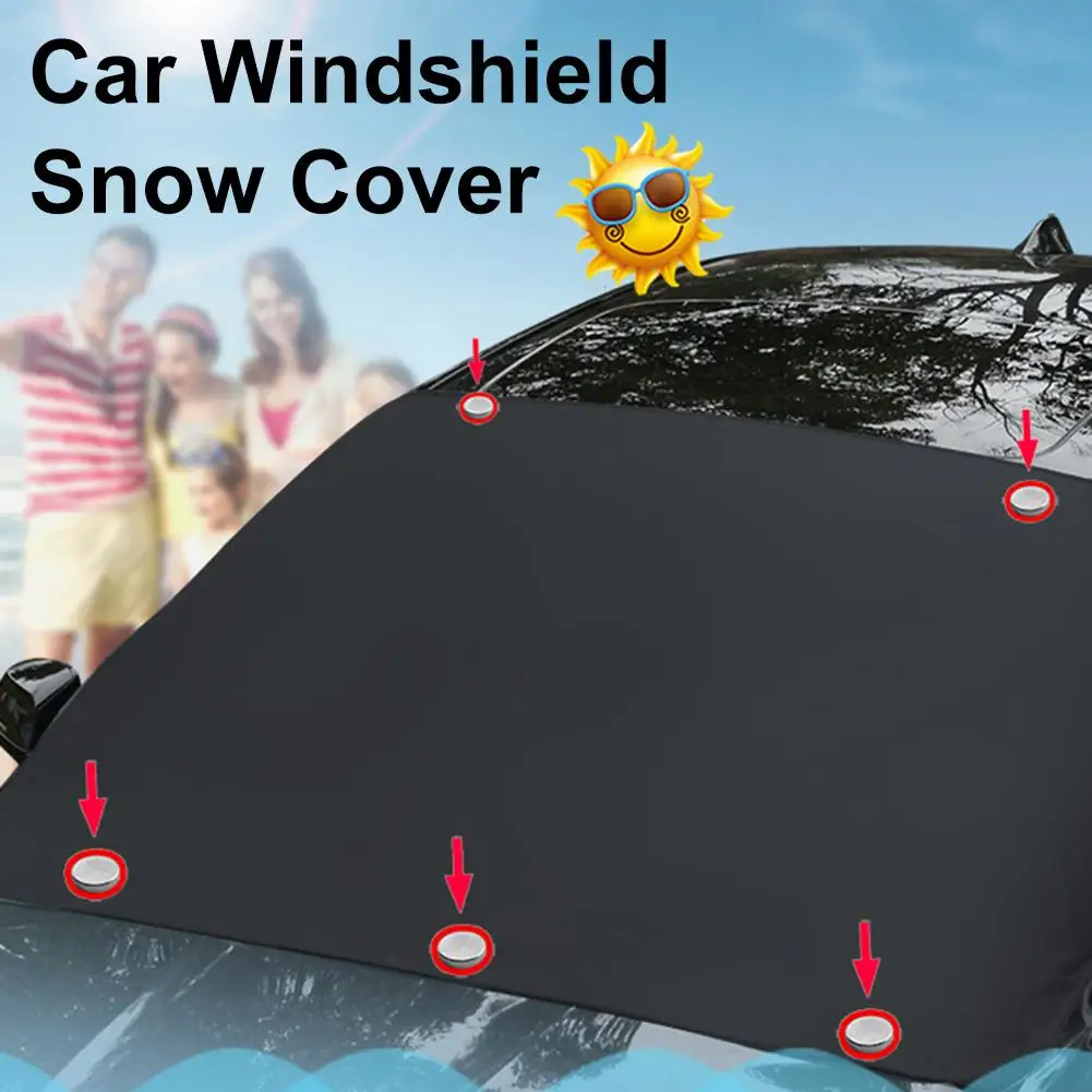 

Auto Magnetic Sunshade Car Windshield Sunshade Eco-Friendly Material Front Window Block Sun Visor Cover For Cars Trucks Van