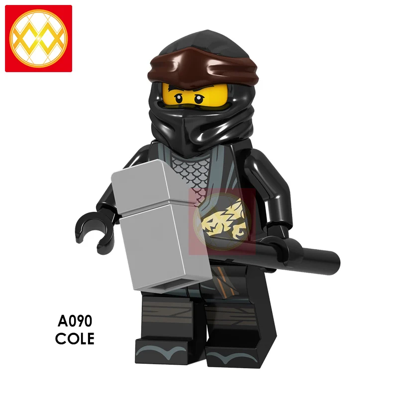 Ниндзя Wu Jay Zane и Kai Lloyd Nya Cole Pyro Snake Swordsman ледяной император шар Акита Арчер воин строительные блоки игрушка для детей - Цвет: Белый