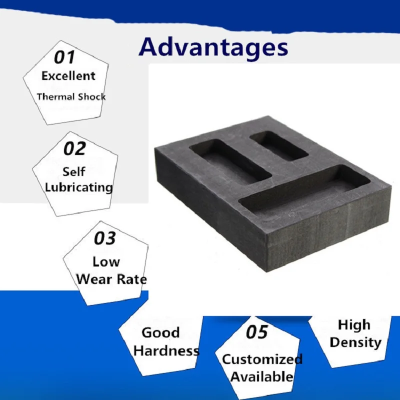 Бесплатная доставка графит слиток 2 шт. для золотого литья 1 75 унции