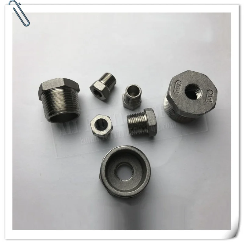 3/8 &quotПапа NPT на 1/4&quot Мама мама Редуктор/редуктор втулка трубы фитинг адаптер