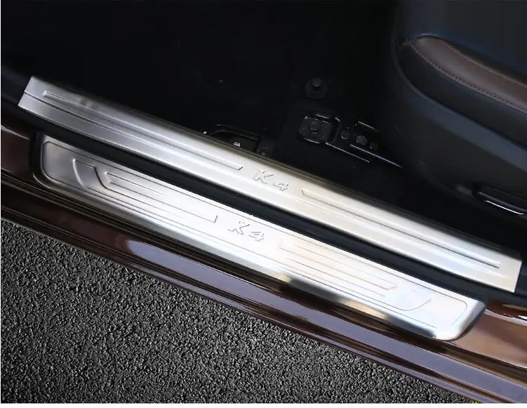 

Welcome pedal Suitable for Kia K4 refitting, for K4 stainless steel welcome pedal special decorative accessories