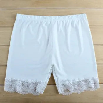 

LJCUIYAO Casual Sexy Floral Shorts Summer Fashion Clothing Flower Women Lace Plus Size Splice Ruffles Sport Short Panty Feminino