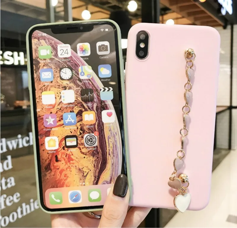 Простой сердце через плечо чехол для телефона для xiaomi CC9 E MI9 se MI8 SE Honor 8lite mi6 6X A2 MIX3 MIX2S 9Pro note7 pro 7 Y3 K20 Pro 7A NOTE8