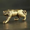 Mini Figurine de tigre en 3D, Sculpture en métal de Style rétro, décoration pour la maison, le bureau, le bureau, collection d'ornements, cadeau ► Photo 3/6