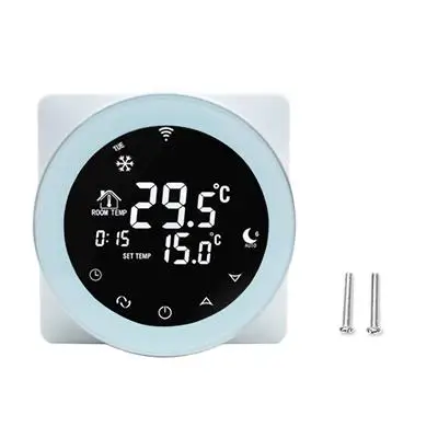 Wifi thermostat programmable digital GoogleLCD touch screen water and electricity to warm the temperature mobile phone remote