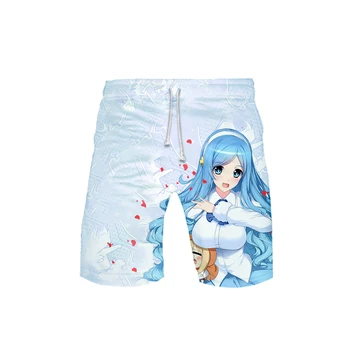 

Women's 3D Himouto! Umaru-chan templar 3D Board Shorts Trunks 2019 Summer Quick Dry Shorts women Hip Hop Short Pants Beach Wear