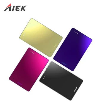 

New AIEK M4 Ultra Thin Card Pocket Mini mobile Phone Quad Band Unlocked Dual SIM MP3 Player Low Radiation Children Cell Phones