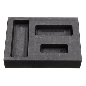 

Silver Graphite Ingot Bar Combo Mold Melting Casting Refining Scrap