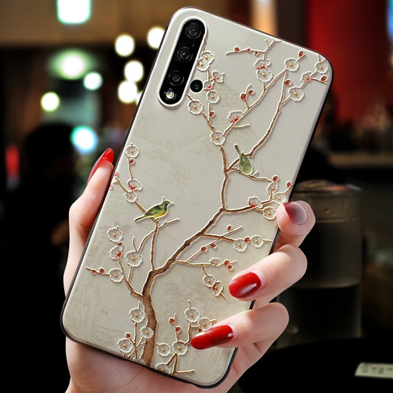 Чехол для Xiaomi Redmi 9A 9 Note 8 Pro силиконовые чехлы телефонов с объемным цветком 8A чехол