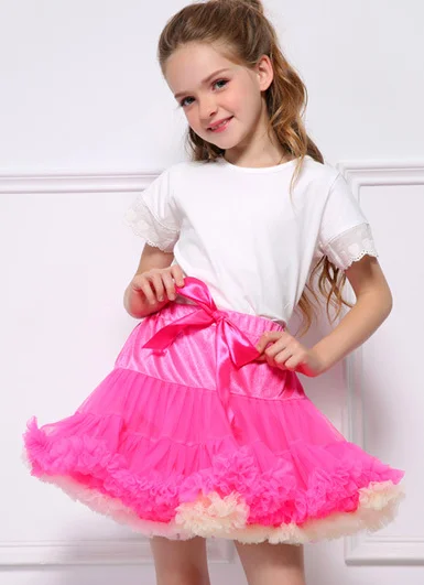 Girls' gift new children's fluffy skirt, girl's net gauze, half-body skirt, Halloween princess skirt