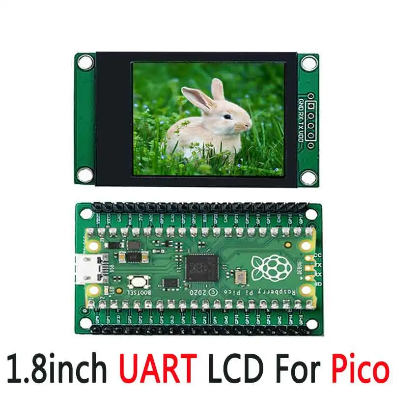 Raspberry Pi Pico 1 8 дюйма ЖК-дисплей модуль экран UART для Arduino/SMT32/RPIc | Компьютеры и офис