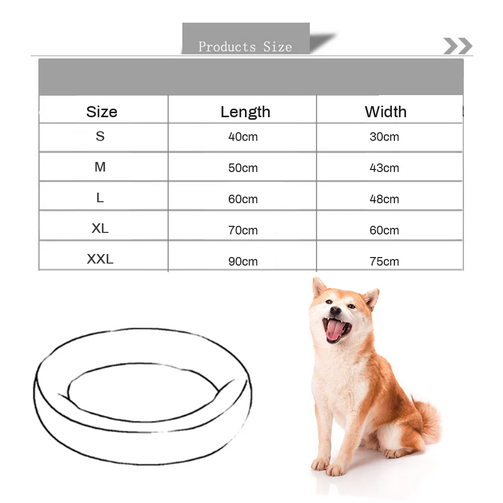 Согревающая кровать для собак, моющаяся, для питомцев, флоппи, очень удобная плюшевая подушка для обода и нескользящая Нижняя кровать для собак, для больших и маленьких собак, для дома