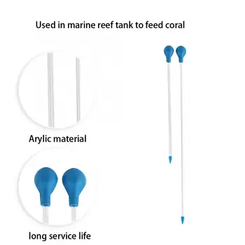 

2 Pcs Arcylic Coral Feeder Liquid Fertilizer Add Tank Fish Aquarium Tank Food Timer Feeding