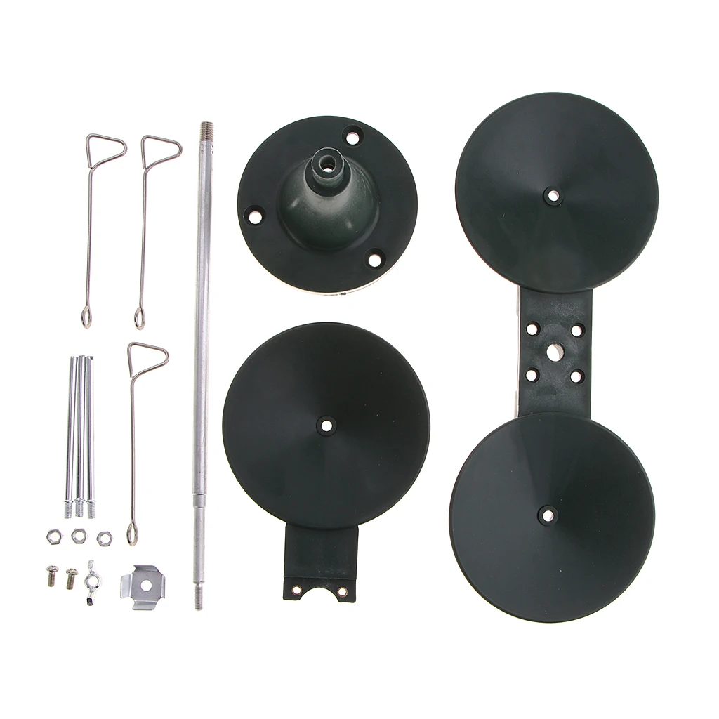 Metal Sewing Machine 3 Spool Thread Stand Holder for Sewing Machine, Embroidery Supplies With Heavy Duty Plastic Base
