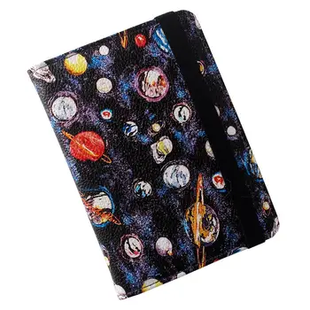 

Hot sale Fashion Classic color printed space pattern passport holder passport covers Colorful waterproof card holder for women