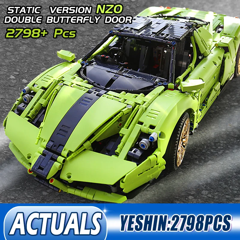 Пресс форма для Король 1:8 техники автомобиль модель совместима MOC 46921 Ferraried Enzo 42115 с