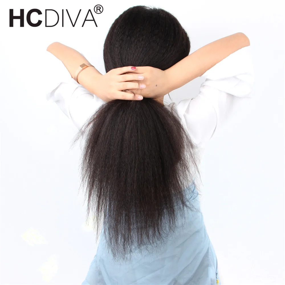 

13*4 Lace Front Wig Kinky Staright Human Hair Wig Pre Plucked With Baby Hair 180% 13*6 Brazilian Remy Human Hair Wigs For Women