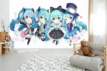 

[Self-Adhesive] 3D Hatsune Miku 11463 Japan Anime Wall Paper mural Wall Print Decal Wall Murals