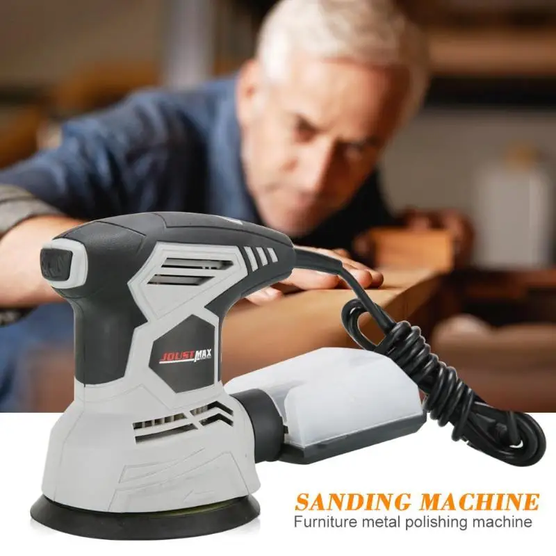 

220V-240V 240W Sander ABS Shell Self-adhesive Sand Paper Disk Machine DIY Power Tool Woodworking Metal Grinding Tool
