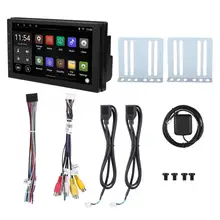 Mp3 " wifi двойной 2 Din Автомобильный Радио стерео Мультимедиа Bluetooth плеер gps антенна 1+ 16G для Android hifi плеер