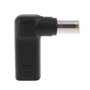 

DC USB-C Type C Female to 7.9x5.4mm Adapter 90 Degree Angled Charge Cable Converter Plug for PC Laptop Hot