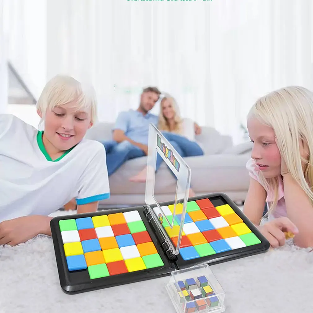 

Battle Sport Game Cube 3D Puzzle Jigsaw Race Cube Parent-Child Interactive Colorful funny boys kids Adult Desktop Education Toys