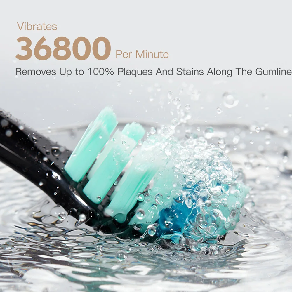 Electric Toothbrush Apiyoo P7 Rechargeable Sonic Toothbrush 5 Mode Adult Timer IPX7 Waterproof Automatic Ultrasonic Teeth Brush Electric Toothbrush Apiyoo P7 Rechargeable Sonic Toothbrush 5 Mode Adult Timer IPX7 Waterproof Automatic Ultrasonic Teeth Brush