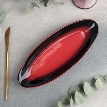 

Fish dish "Rosa rossa", 11.5 × 28 cm