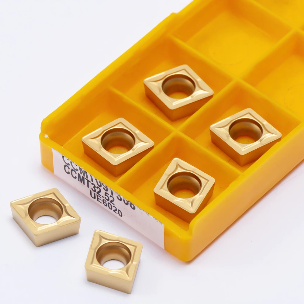 10PCS CCMT09T304 CCMT09T308 VP15TF UE6020 US735 Internal Metal Turning Tool Carbide Turning Insert Tool