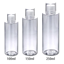 Домашнее эфирное масло прозрачный флип Топ тонер Путешествия Пустой тела мыть многоразового контейнерный винт крышки лосьон бутылки крем-шампунь