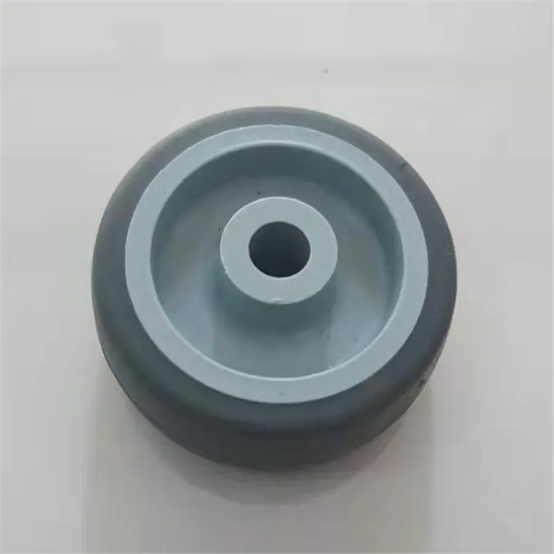 

5 Pcs Casers Quality 1.5-inch Light Tpr Single Wheel Diameter 40mm Gray Mute Wear-resistant Medical Device