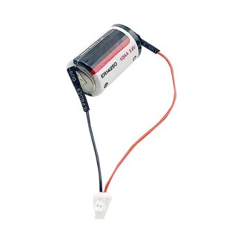 

10PCS ER1425O Memory Backup Security Wireless Device Utility Metering Battery W/Plug LS14250 XL-050F 1/2AA 3.6V Lithium Battery