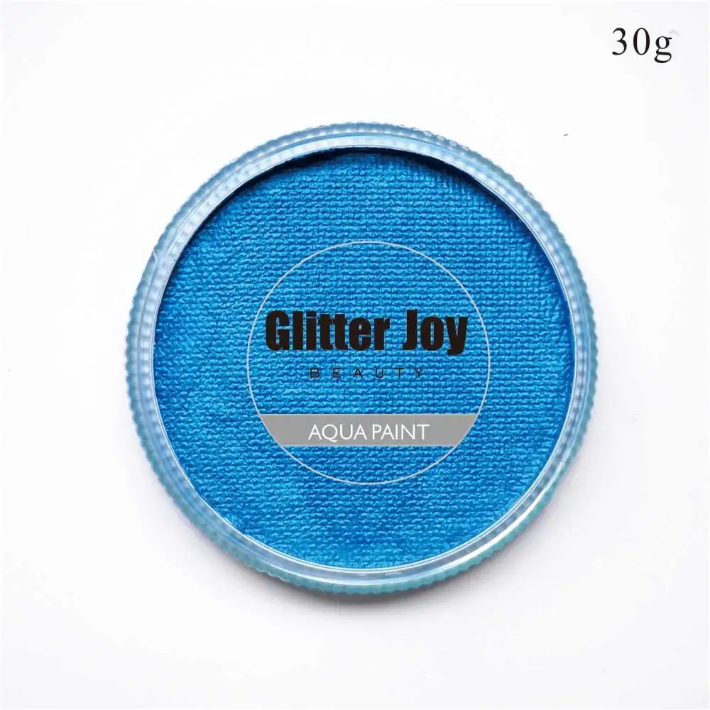 30g/pc Professional Makeup Bright Blue Pearl Face & Body Painting for Special Effect, Halloween, Movies 2