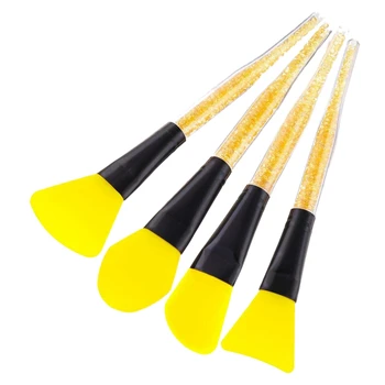 

4 Pieces Silicone Face Mask Brush Applicator Tool for Facials Mud Clay Mask Applying